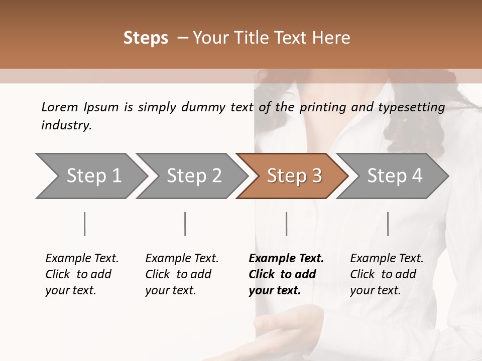 Announcement Signboard Hold PowerPoint Template