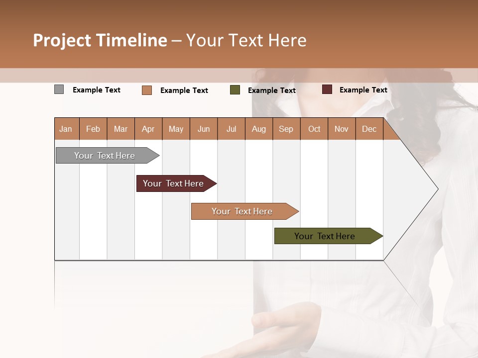 Announcement Signboard Hold PowerPoint Template