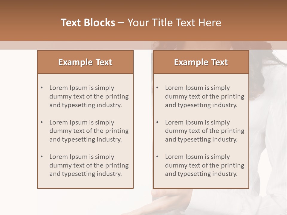 Announcement Signboard Hold PowerPoint Template