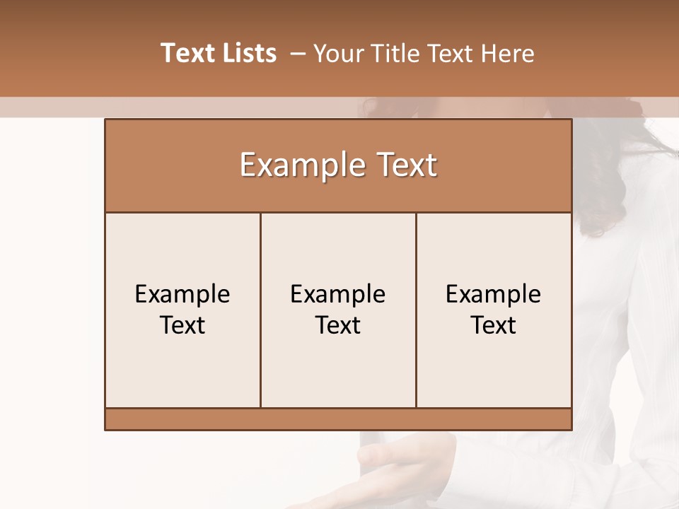 Announcement Signboard Hold PowerPoint Template