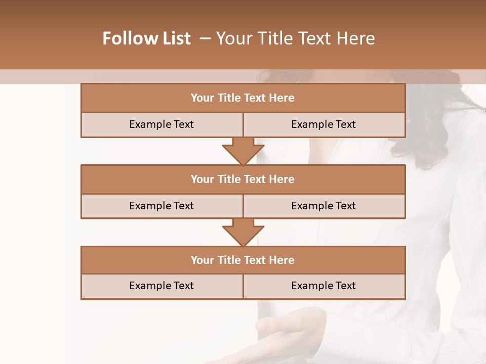 Announcement Signboard Hold PowerPoint Template