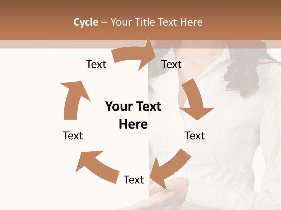 Announcement Signboard Hold PowerPoint Template