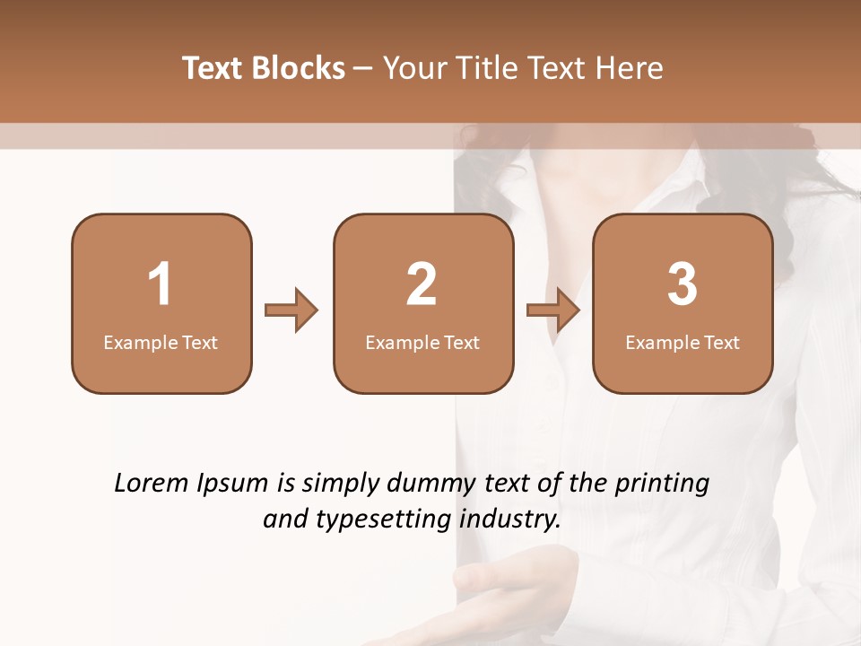 Announcement Signboard Hold PowerPoint Template