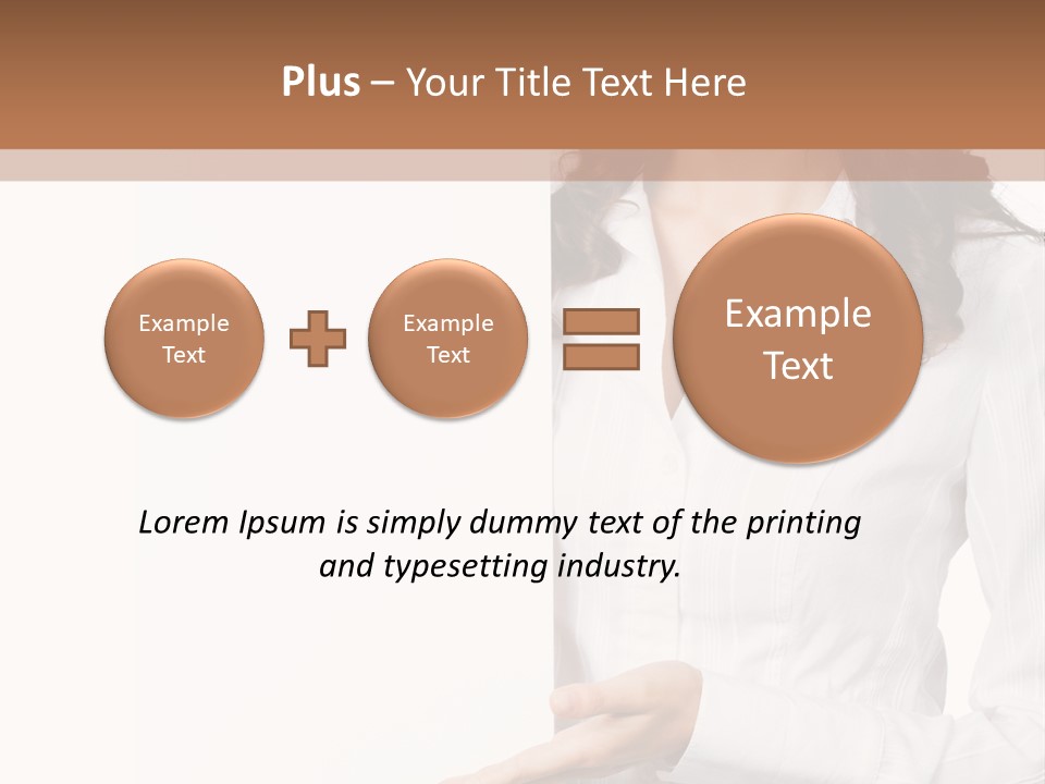 Announcement Signboard Hold PowerPoint Template
