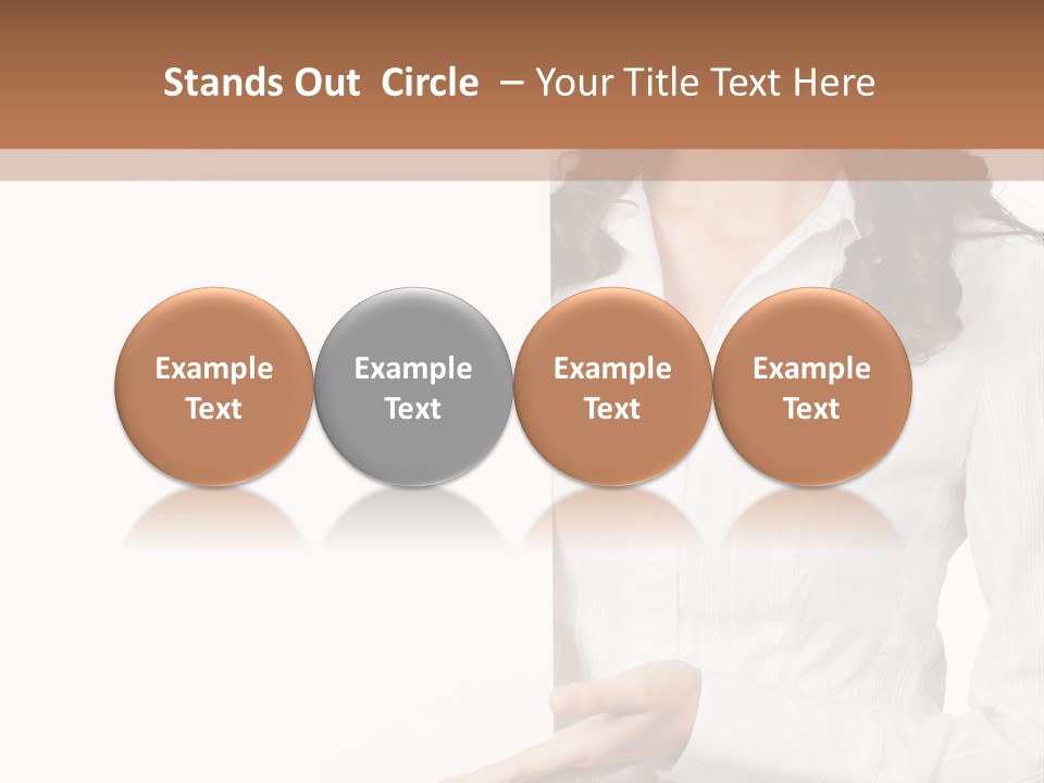 Announcement Signboard Hold PowerPoint Template