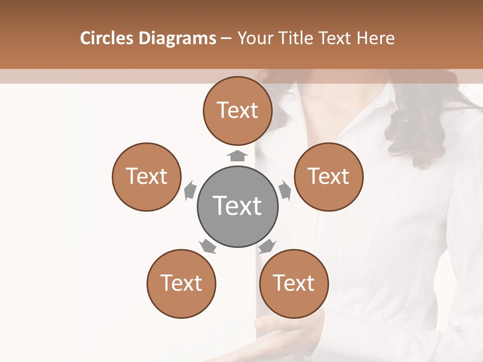 Announcement Signboard Hold PowerPoint Template