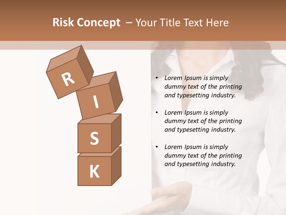 Announcement Signboard Hold PowerPoint Template