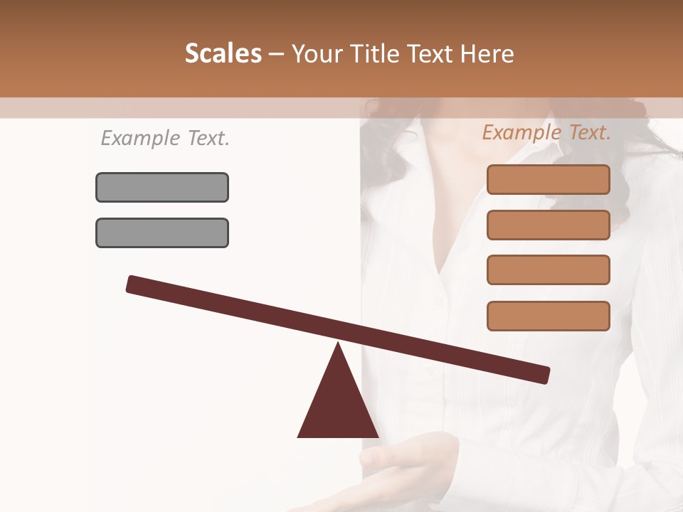 Announcement Signboard Hold PowerPoint Template
