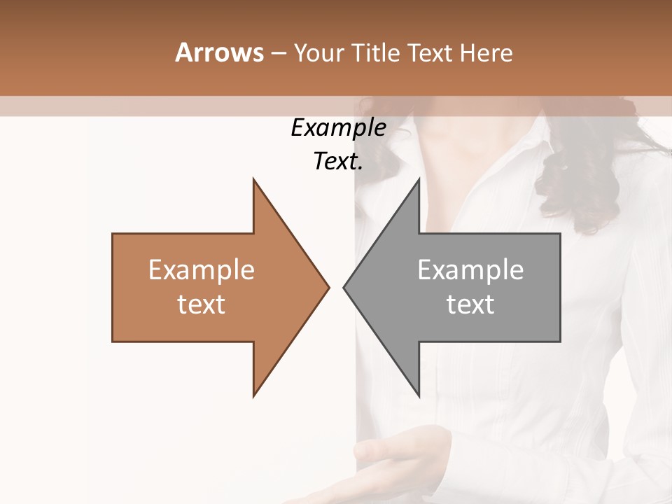 Announcement Signboard Hold PowerPoint Template