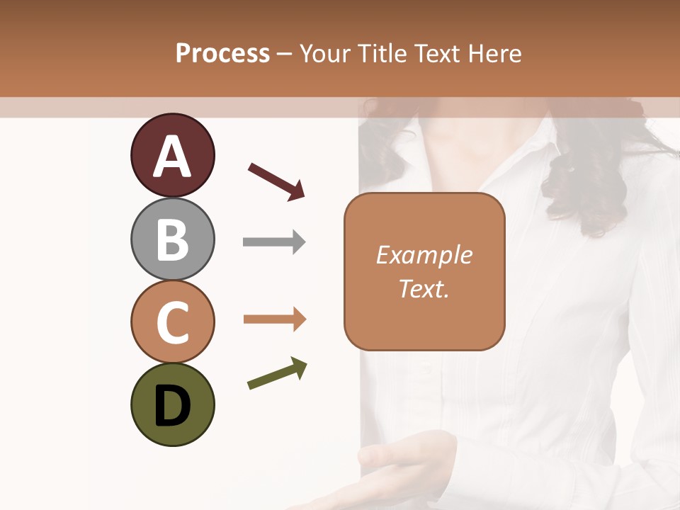 Announcement Signboard Hold PowerPoint Template