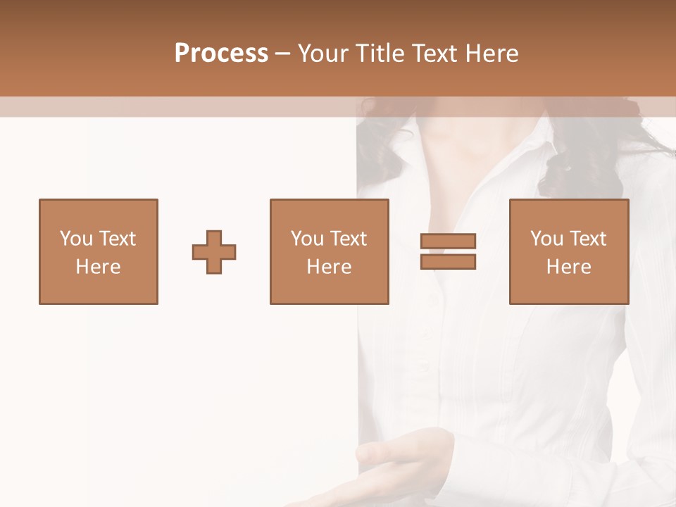 Announcement Signboard Hold PowerPoint Template