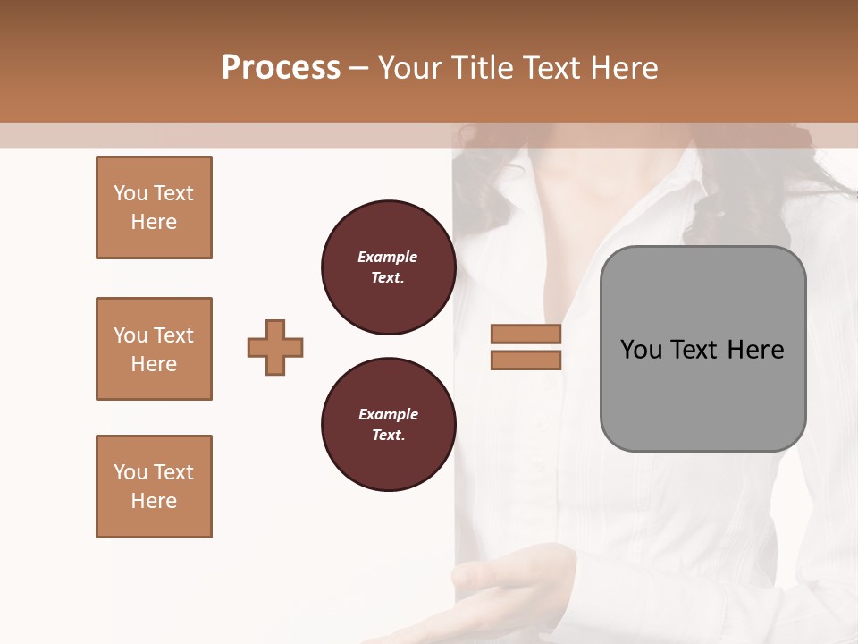 Announcement Signboard Hold PowerPoint Template