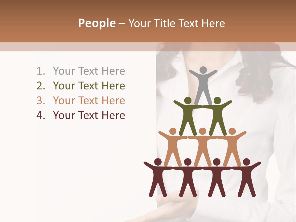 Announcement Signboard Hold PowerPoint Template