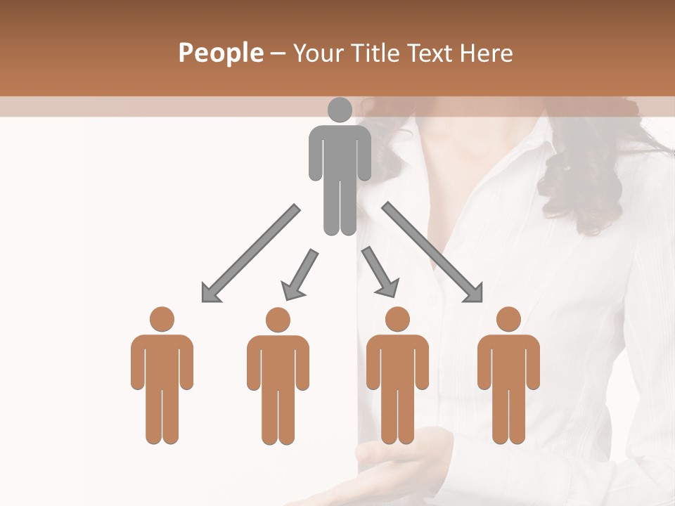 Announcement Signboard Hold PowerPoint Template