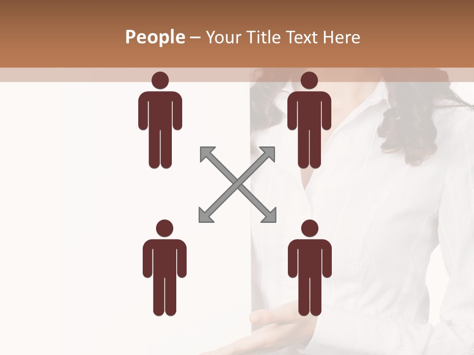 Announcement Signboard Hold PowerPoint Template