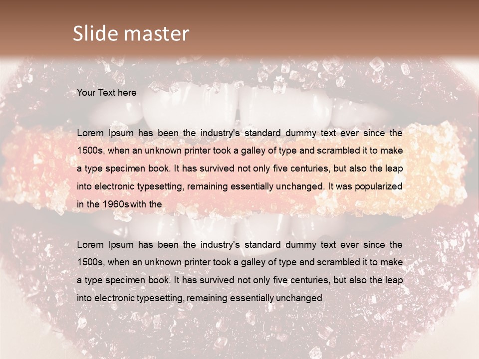 Happy Beautiful Desire PowerPoint Template