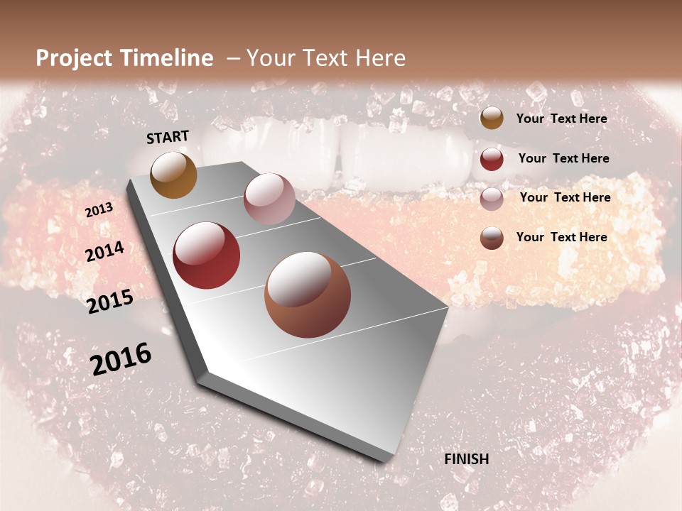 Happy Beautiful Desire PowerPoint Template