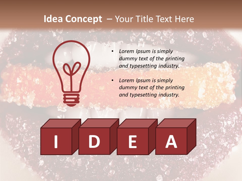 Happy Beautiful Desire PowerPoint Template