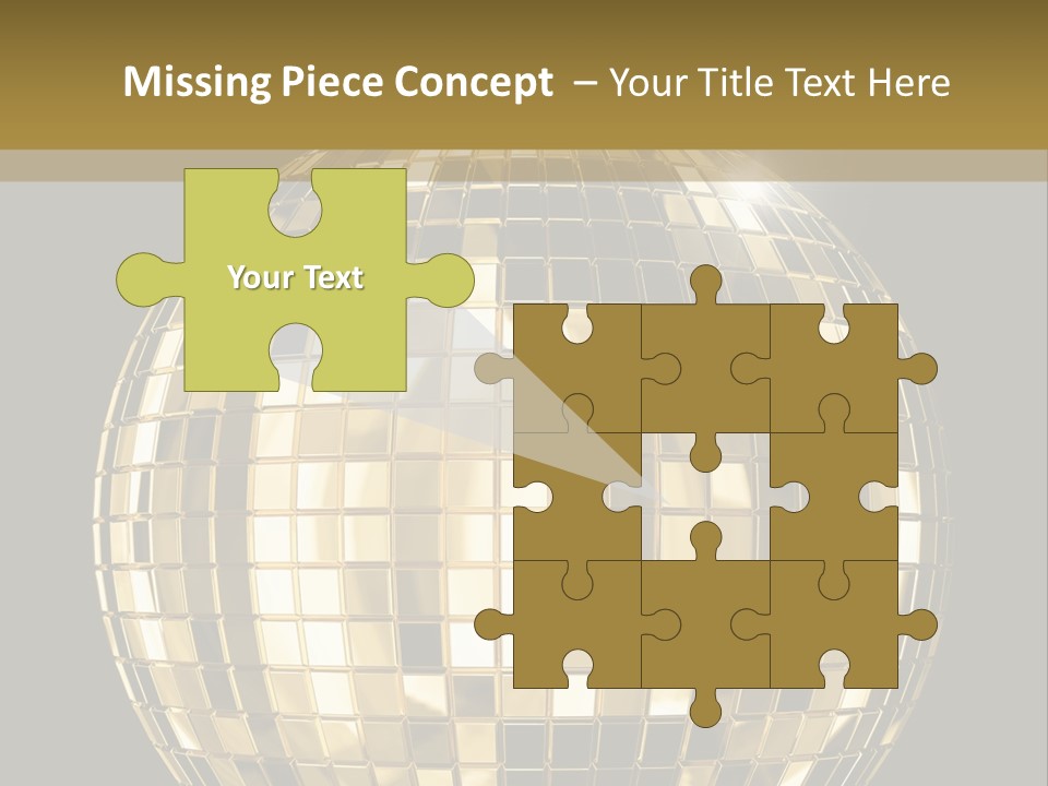 Rays Clubbing Segments PowerPoint Template