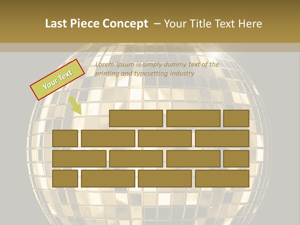 Rays Clubbing Segments PowerPoint Template