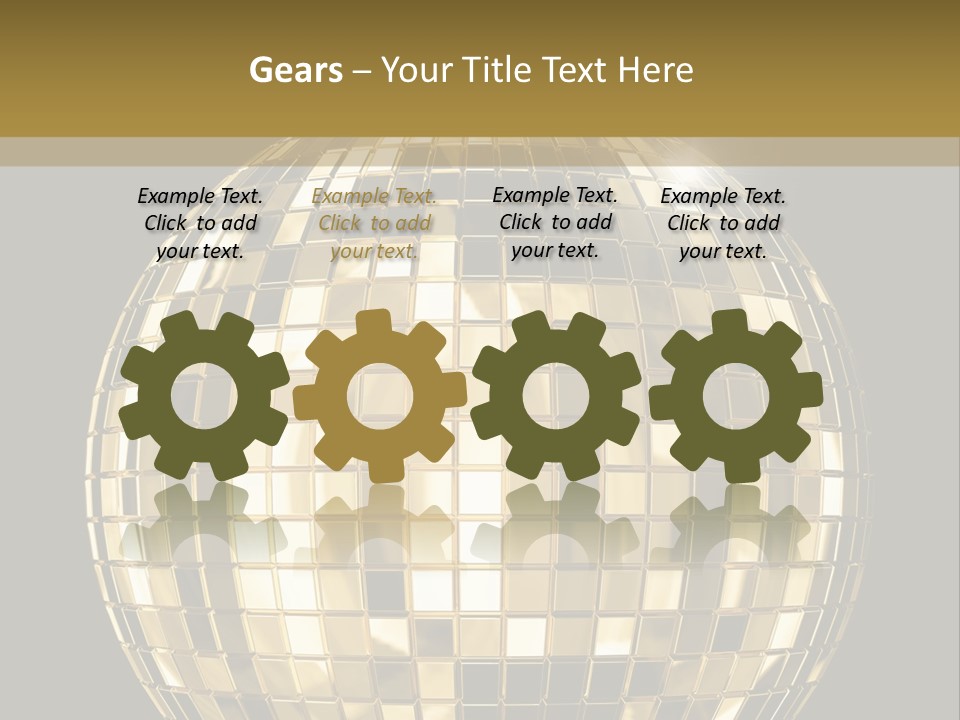 Rays Clubbing Segments PowerPoint Template