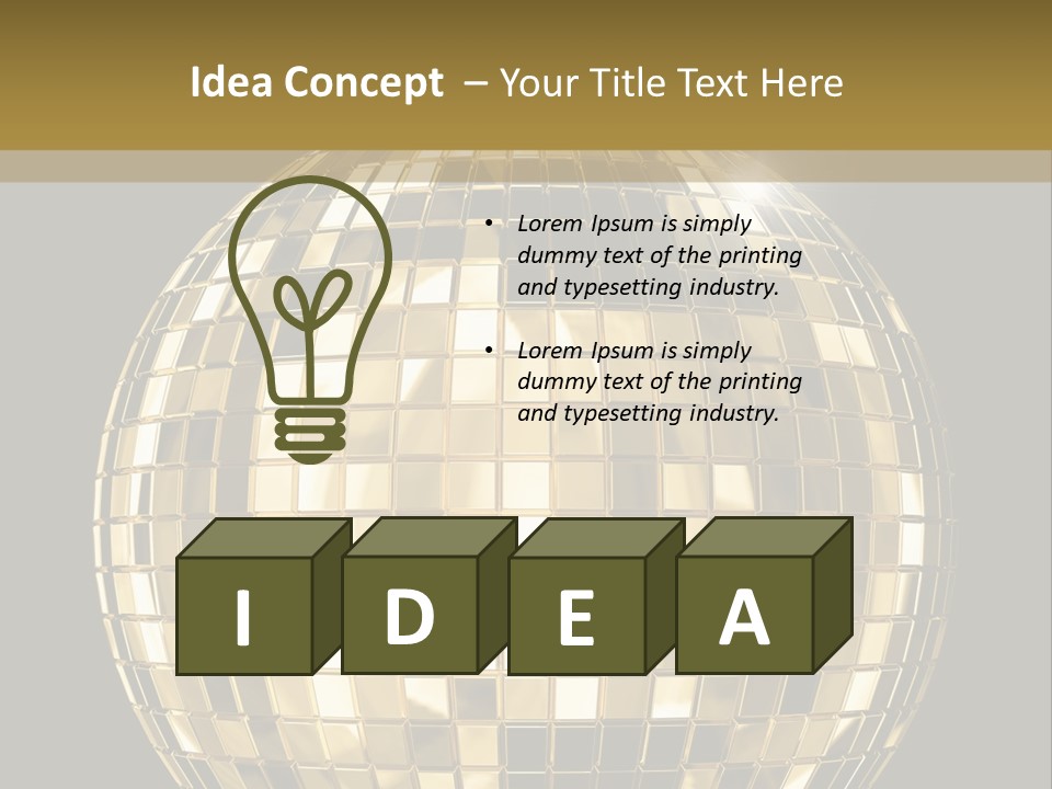 Rays Clubbing Segments PowerPoint Template