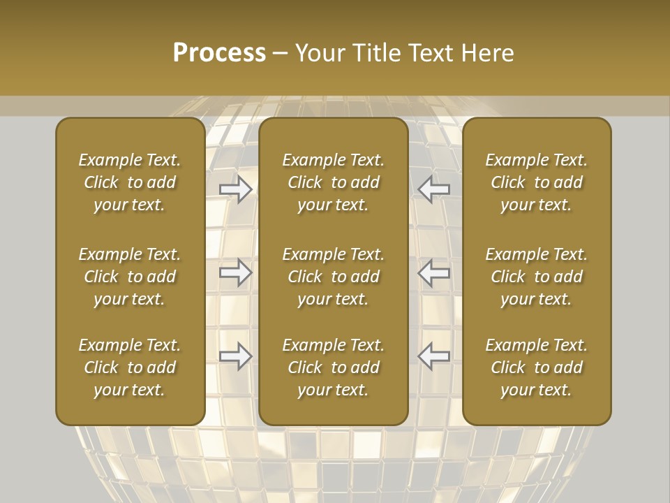 Rays Clubbing Segments PowerPoint Template