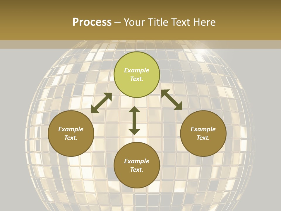 Rays Clubbing Segments PowerPoint Template