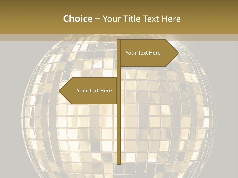 Rays Clubbing Segments PowerPoint Template