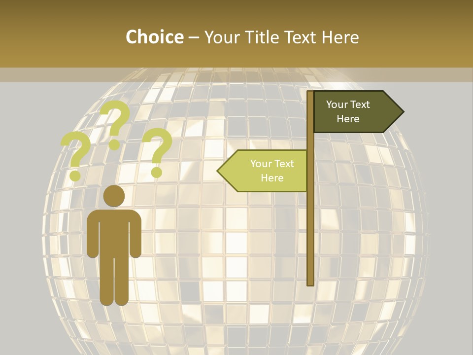 Rays Clubbing Segments PowerPoint Template