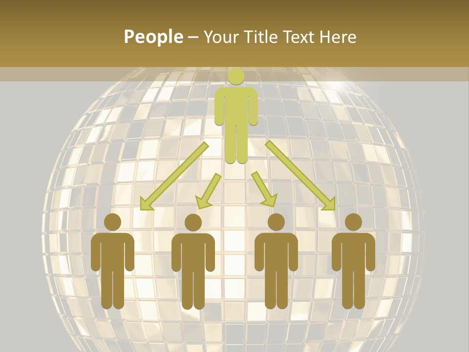 Rays Clubbing Segments PowerPoint Template