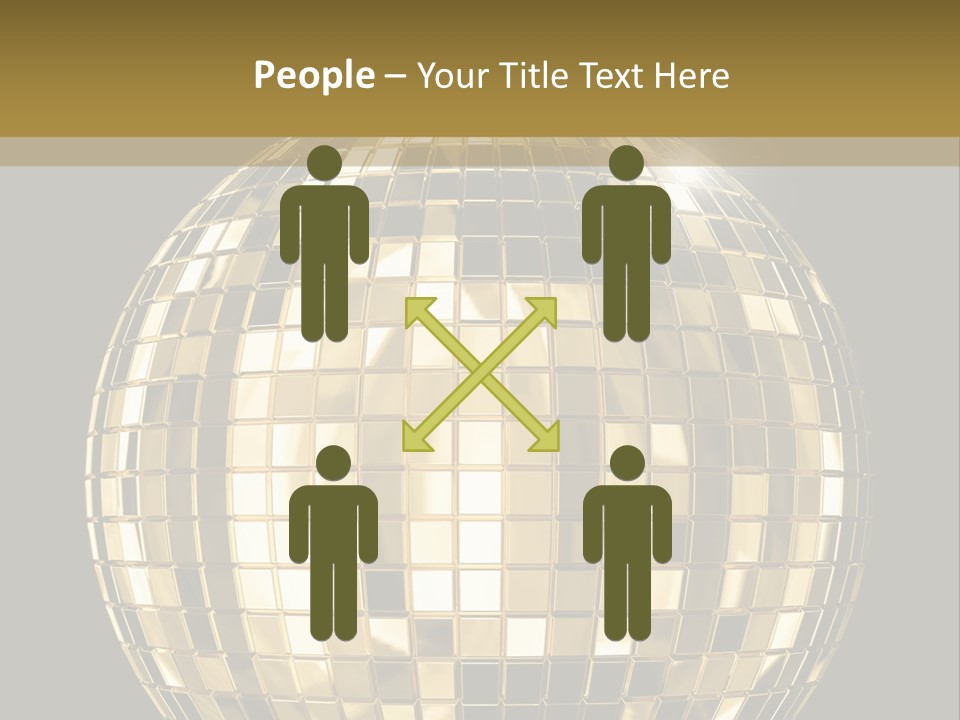 Rays Clubbing Segments PowerPoint Template