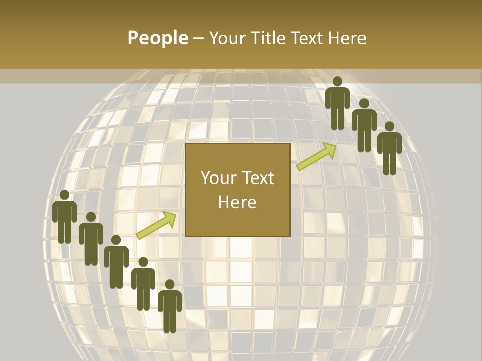 Rays Clubbing Segments PowerPoint Template