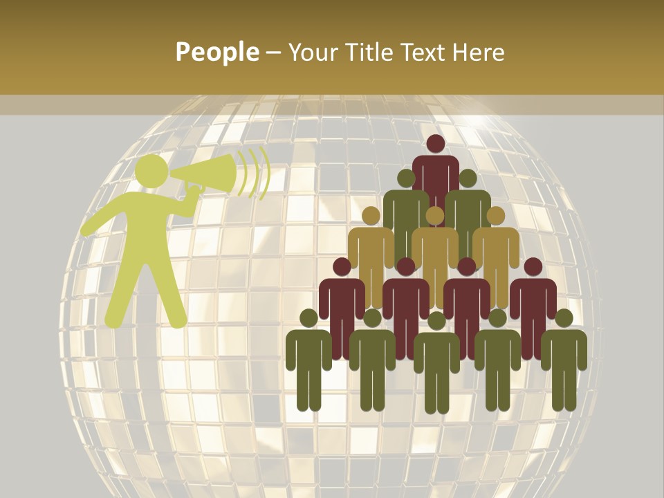 Rays Clubbing Segments PowerPoint Template