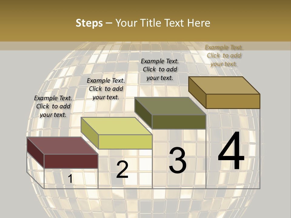 Rays Clubbing Segments PowerPoint Template