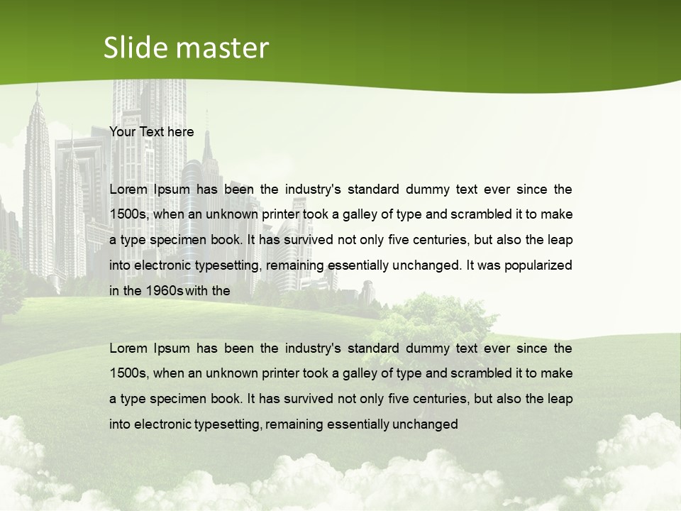 Peace Warming Ecology PowerPoint Template