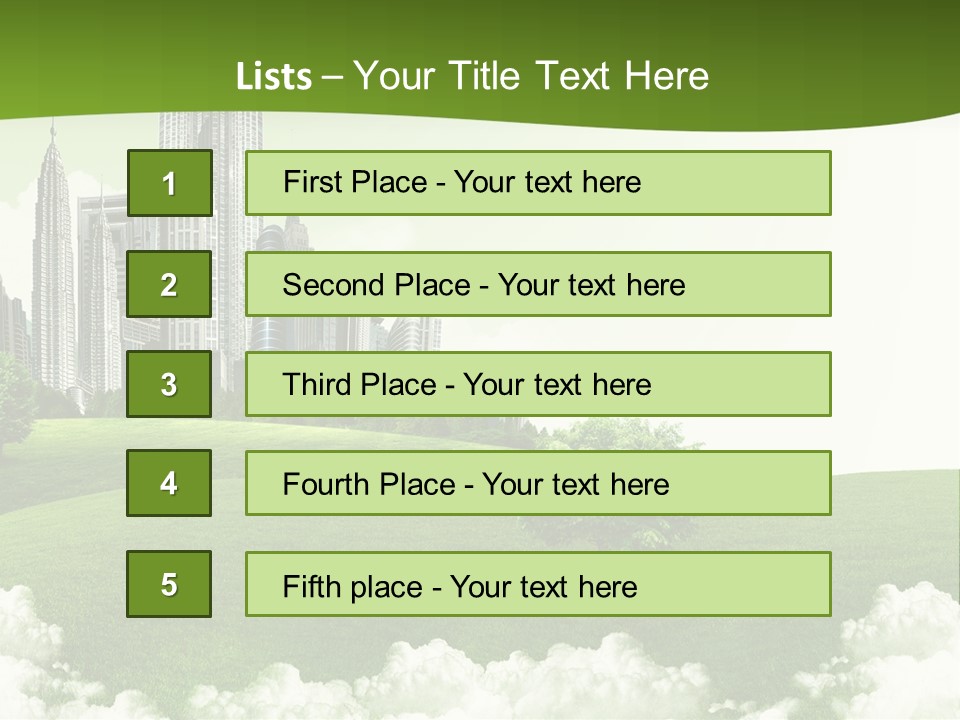 Peace Warming Ecology PowerPoint Template