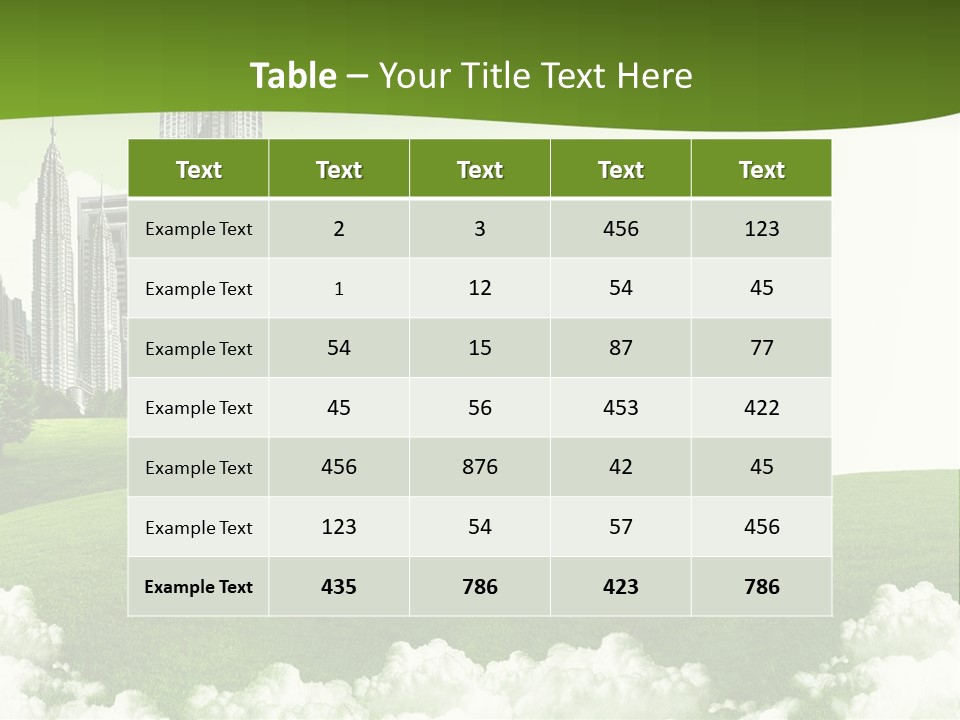 Peace Warming Ecology PowerPoint Template