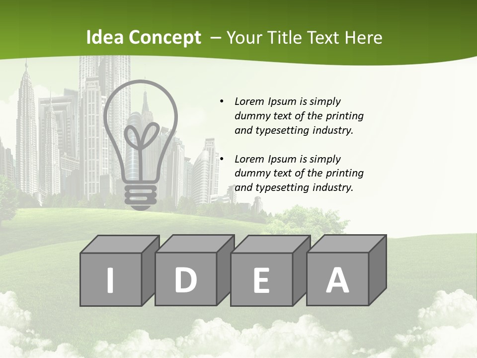 Peace Warming Ecology PowerPoint Template