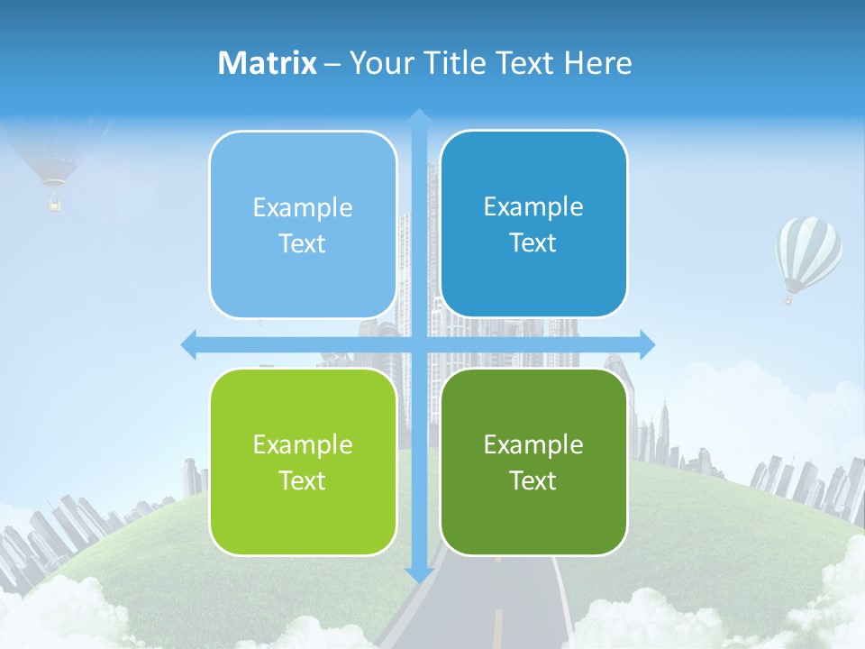 Nature Aerial Map PowerPoint Template
