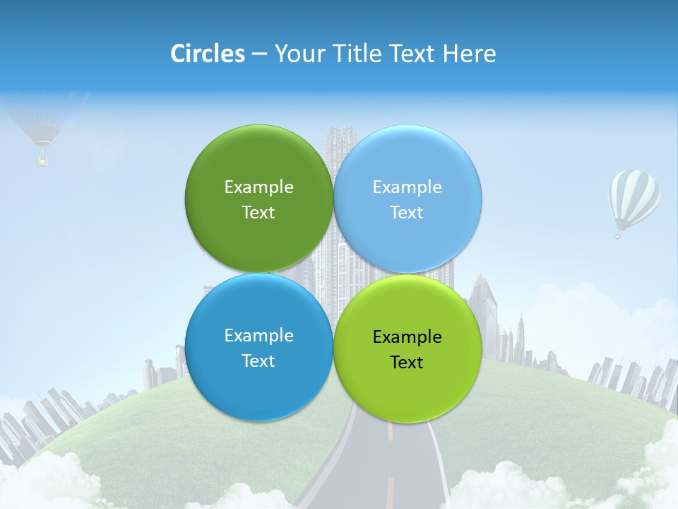 Nature Aerial Map PowerPoint Template