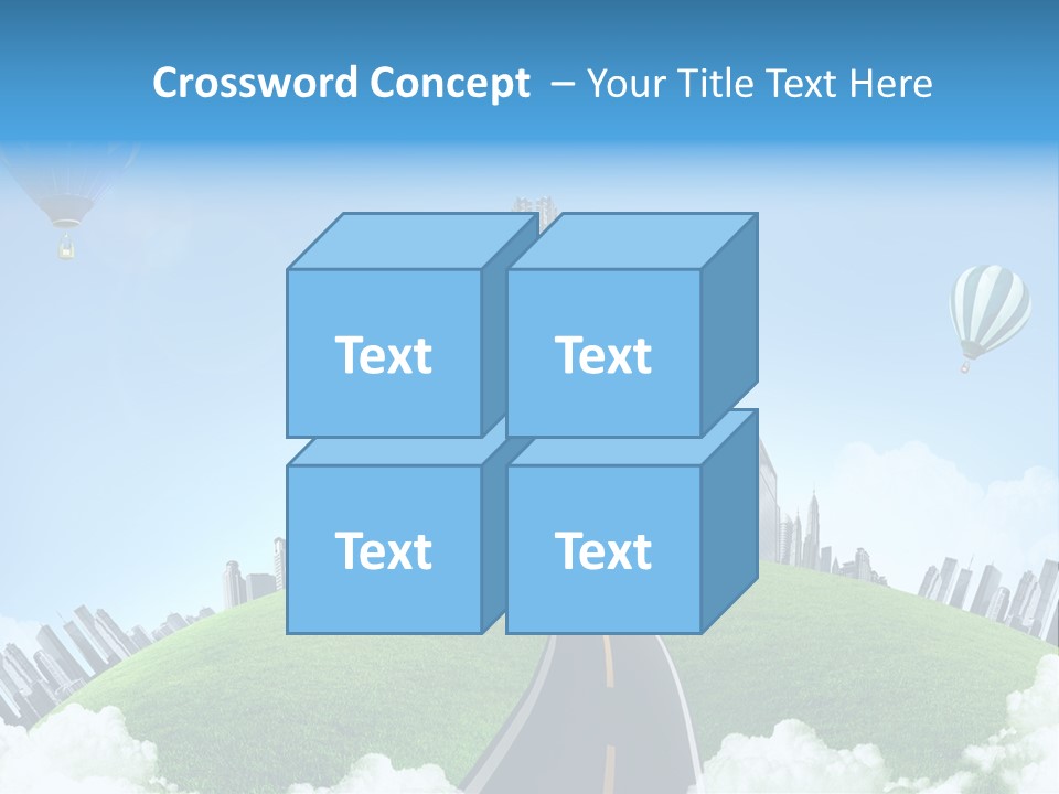 Nature Aerial Map PowerPoint Template