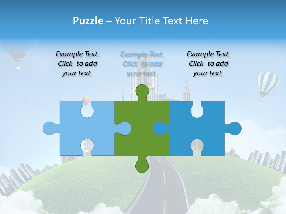 Nature Aerial Map PowerPoint Template