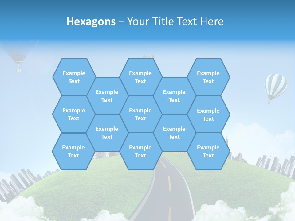 Nature Aerial Map PowerPoint Template