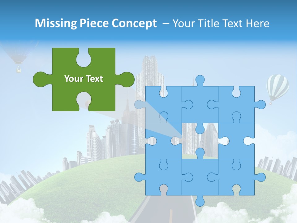 Nature Aerial Map PowerPoint Template