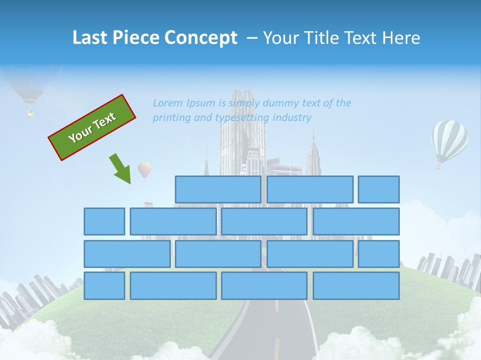 Nature Aerial Map PowerPoint Template