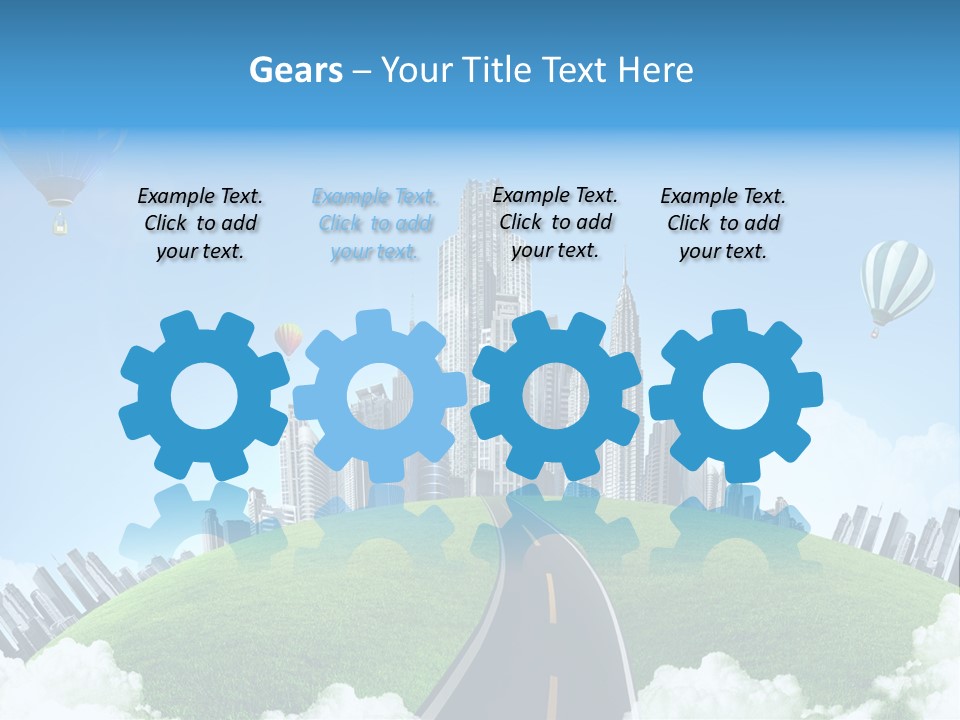 Nature Aerial Map PowerPoint Template