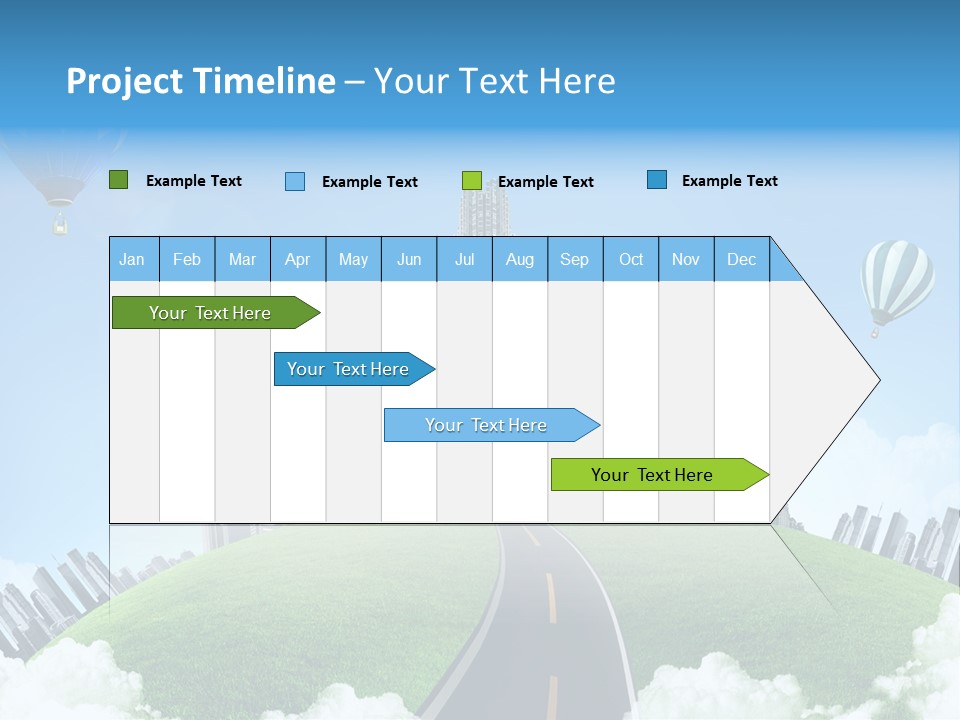 Nature Aerial Map PowerPoint Template