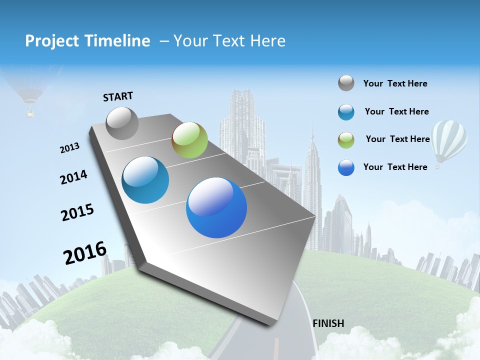 Nature Aerial Map PowerPoint Template