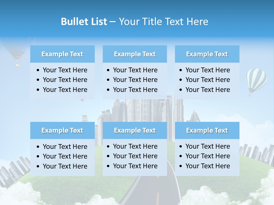 Nature Aerial Map PowerPoint Template
